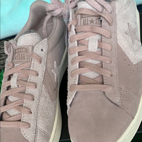 CONVERSE PRO LEATHER OX SHADOW GREY/GUM DARK HON W - Picture 9 of 16